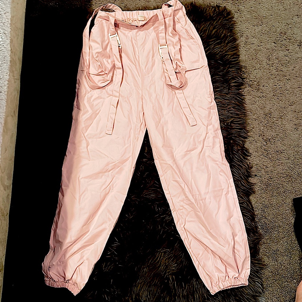 PINK COMFORTABLE PINK DECORATIVE JOGGERS